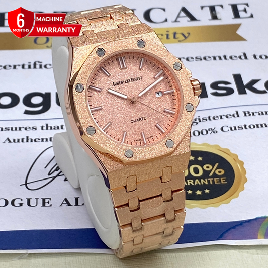 Men's Elegant Octagonal Dial Stainless Steel Watch – Date Display