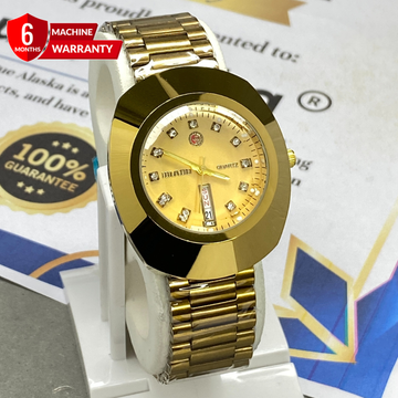 RADO Premium Design Di-Star Metal Golden Watch for Men