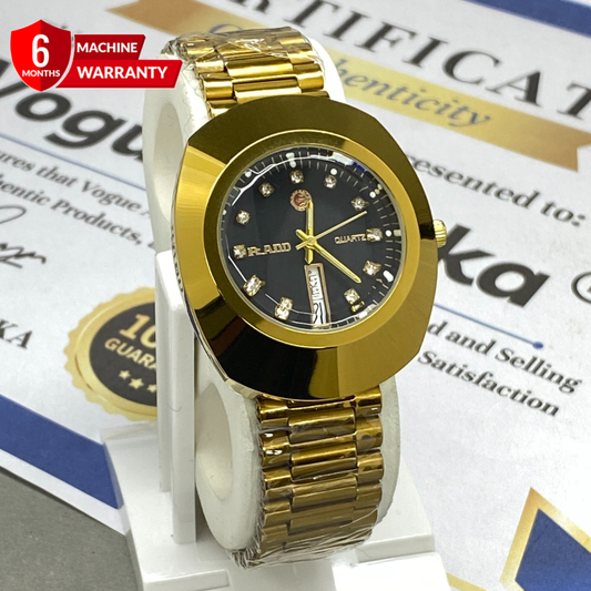 RADO Premium Design Di-Star Metal Golden Watch for Men