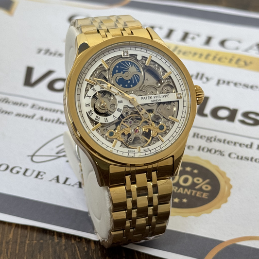 PATEK PHILIPPE Premium Swiss Made Automatic Mechanical Movement Chain Watch