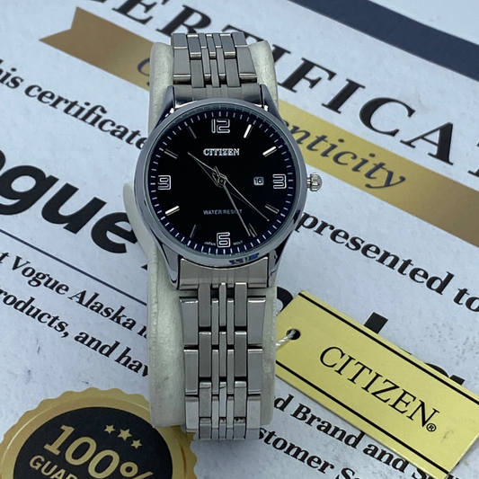 CITIZEN Analog Quartz Luxury Chain Couple Watches with Date Display – Premium Pair Design