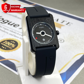 Tomi T-022 Analog Time Rectangular Dial Silicone Straps Watch