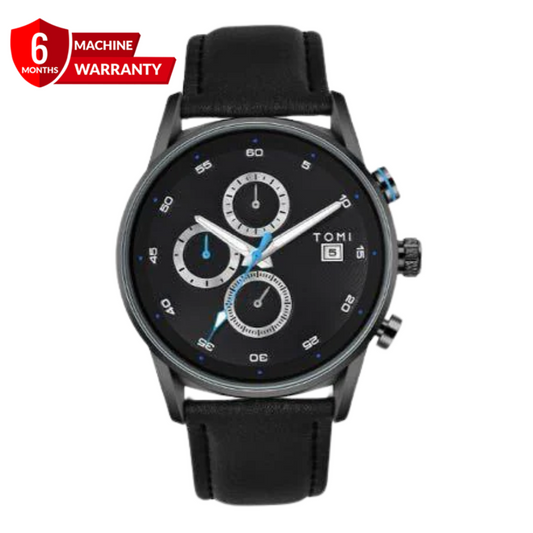 TOMI T-601 S6 Series Chronograph Business Watch With Cufflinks & Tie Pin For Men