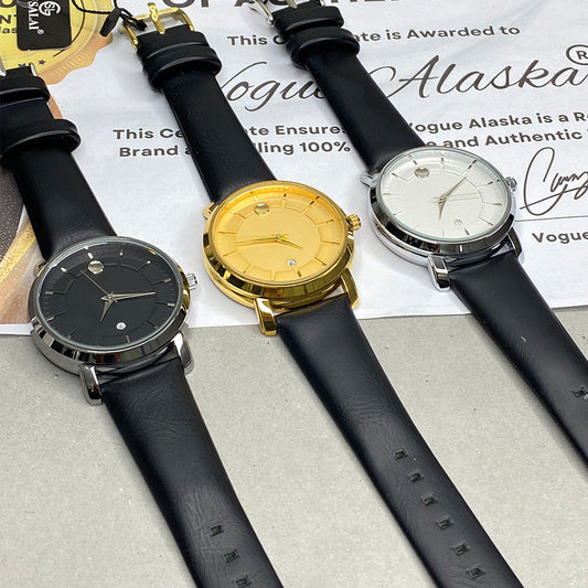 GUSALAI 6025-G Straps Watch For Men