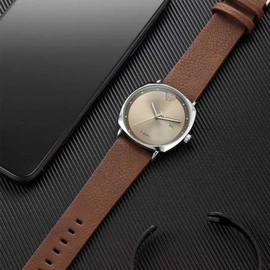 TOMI T-044 Quartz Date Business Class Strap Watch For Men