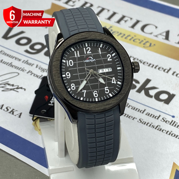 Heyri - Silicone Strap Date & Day Watch For Men