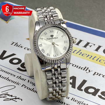 Ladies Round Dial Alanog Quartz Movement Luxury Chain Watch - An Elegent Gift For Her