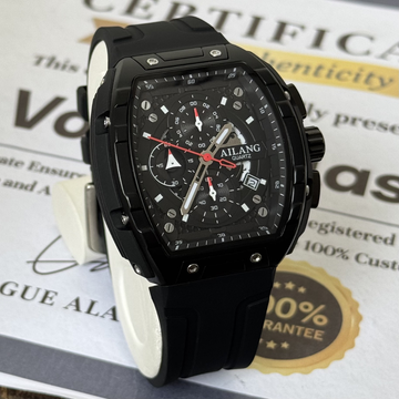AILANG Stylish Analog Quartz Chronograph Men’s Watch with Durable Silicone Strap