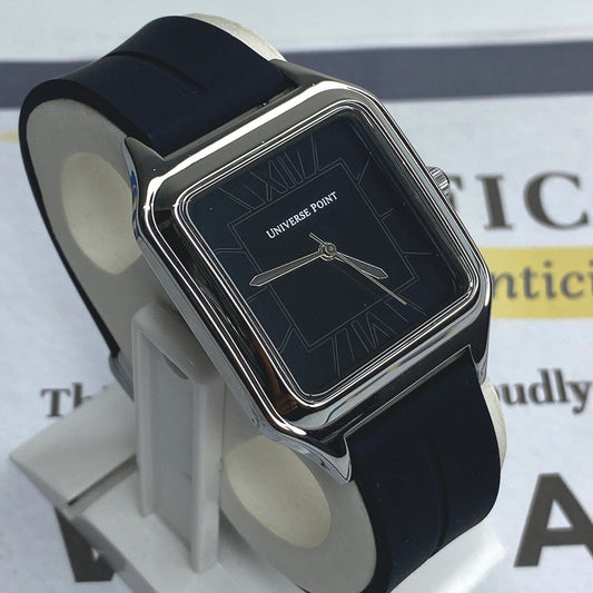 Universe Point Square Design Magnetic Lock & Silicone Straps Watch