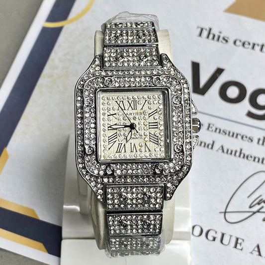Luxury Cartier - Ladies Watch With Butterfly Master Lock