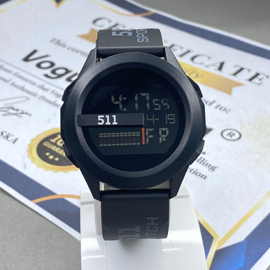 Digital Display Round Dial Multifunctional Sports Watch For Men