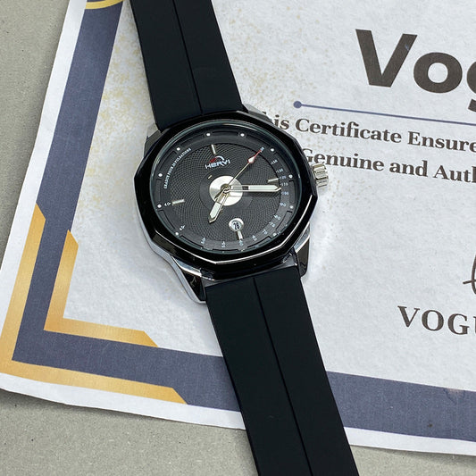 Heyri -  Silicone Rubber Straps & Magnetic Lock Wrist Watch