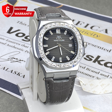 MATTURI  Analog Quartz Movement Straps Watch With Date Display For Men