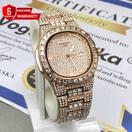 PP - Iced Out Self Winding Luxury Chain Watch