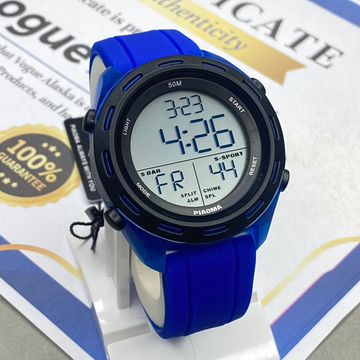 PIAOMA Round Dial Multi Functional Digital Display Sports Watch