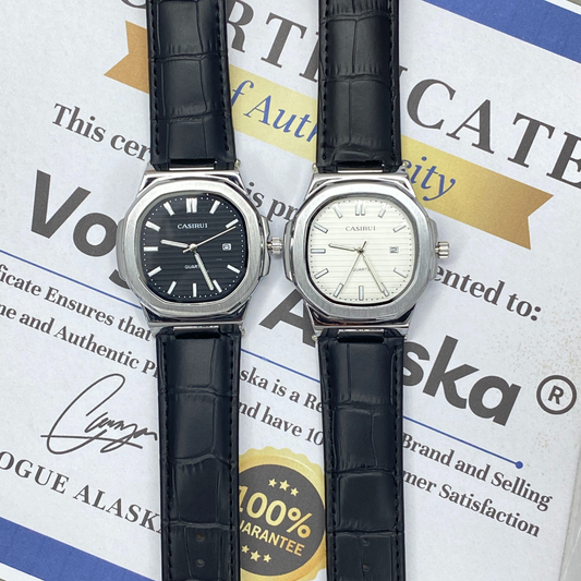 CASIRUI Analog Time Durable Straps Watch For Men With Date Display