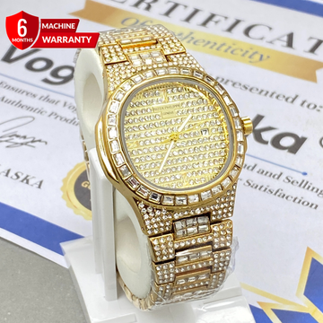 PP - Iced Out Self Winding Luxury Chain Watch