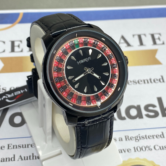 HERYI Roulette Tourbillon Watch for Men – Caseno Design with Durable Straps