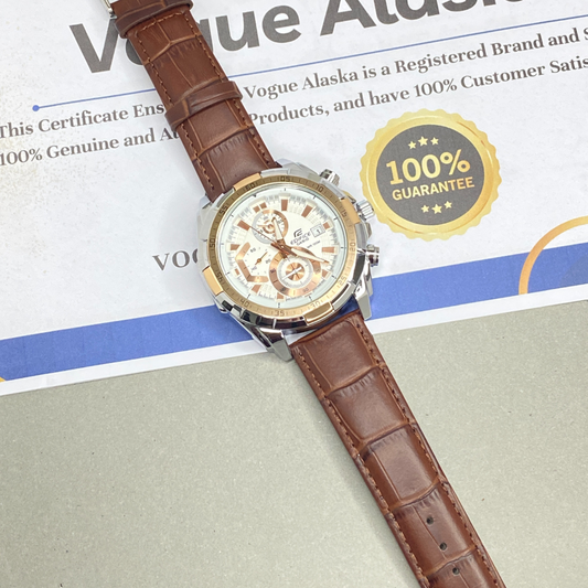 EDIFICE - Chronograph Analog Quartz Strap Watch For Men