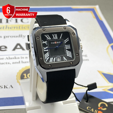 CASSRAY Analog Time Format Square Dial Durable Straps Watch For Men