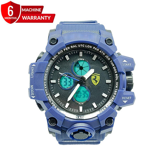 G-Shock Men's Sports Watch - Dual Time - Navy Blue - Vogue Alaska