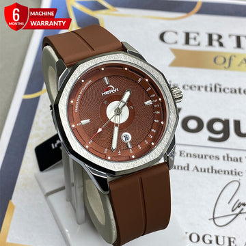 Heyri -  Magnetic Lock & Silicone Rubber Straps Magnetic Watch For Men