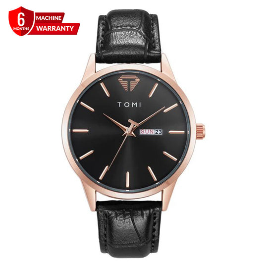 TOMI T-045 Original Watch Date & Day Quartz Straps For Men