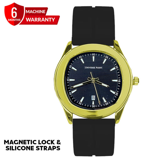 Universe Point Nautilus Silicone Straps &  Magnetic Lock Watch For Men