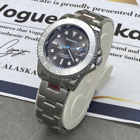 Rolantise Premium Automatic Mechanical Movement Chain Watch with Rotating Bezel Design