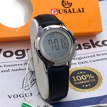 Gusalai Digital Display Multifunctional Straps Watch For Men