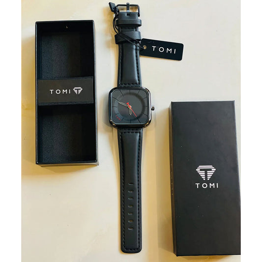 TOMI Original T093-Square Dial Straps Watch for Men