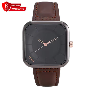TOMI T093-Original Square Dial Straps Watch for Men