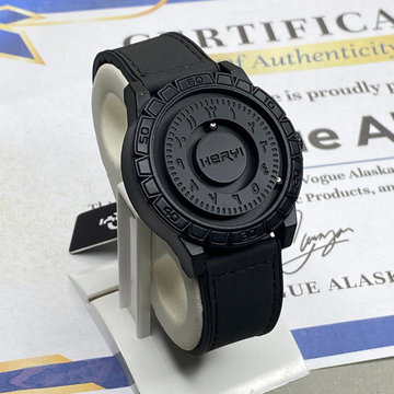 HERYI Rotatory Bearing - Full Steel Magnetic Lock & Silicone Rubber Straps Watch