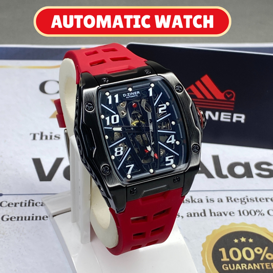D-ZINER Automatic - Mechanical Movement Durable Straps Watch For Men